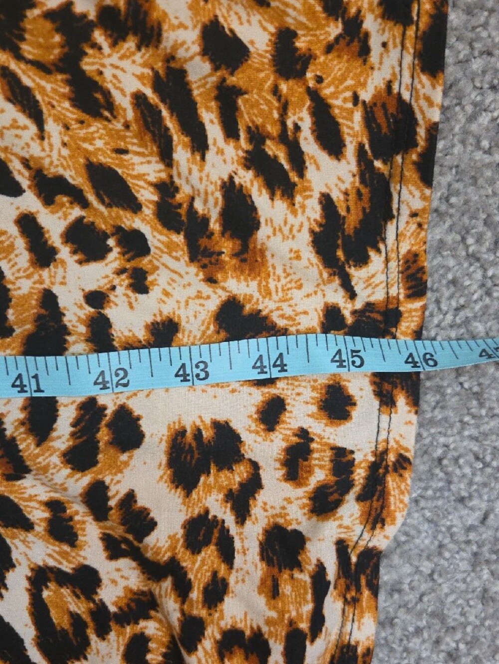 Leopard Print Slip Dress in Brown Medium - Picture 9 of 9